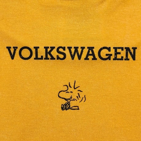 PEANUTSコラボ　GoSlow  LATE BUS  ビンテージ加工Ｔシャツ