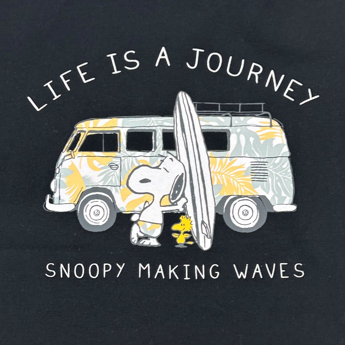 VW/PEANUTSコラボTシャツ vw waves with snoopy 156 |