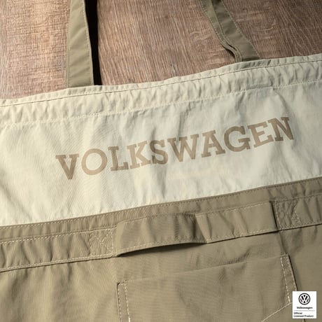 VW T1 BUS ポケッタブルツートントートバッグ(レギュラーサイズ)KVW3954M