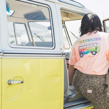 VW　レインボーTシャツ　TYPE2　T1BUS  BVW8357M