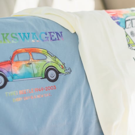 KIDS　VWレインボーTシャツ　TYPE1　BEETLE　BVW8356C