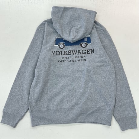 VW T1 BUS 裏毛フルジップパーカー DVW6305M