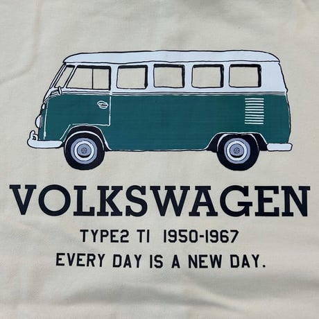 VW T1 BUS 裏毛フルジップパーカー DVW6305M