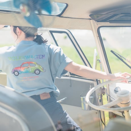 KIDS　VWレインボーTシャツ　TYPE1　BEETLE　BVW8356C