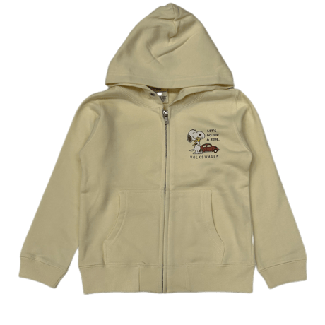 VW×PEANUTSコラボ　KIDS　フルジップパーカーSVW6333-805