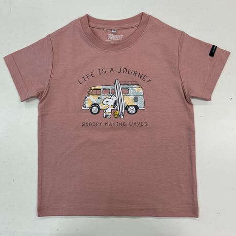 VW/PEANUTSコラボＴシャツ 　vw wave with snoopy　 KIDS  156
