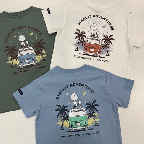 VW/PEANUTSコラボＴシャツ　starlit adventures 　158