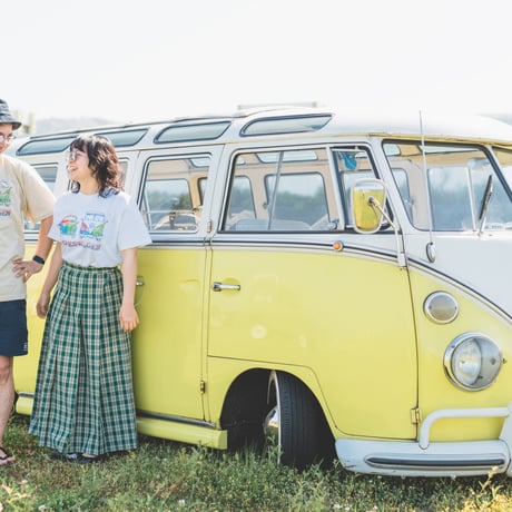 VW　レインボーTシャツ　BUS&BEETLE　BVW8355M