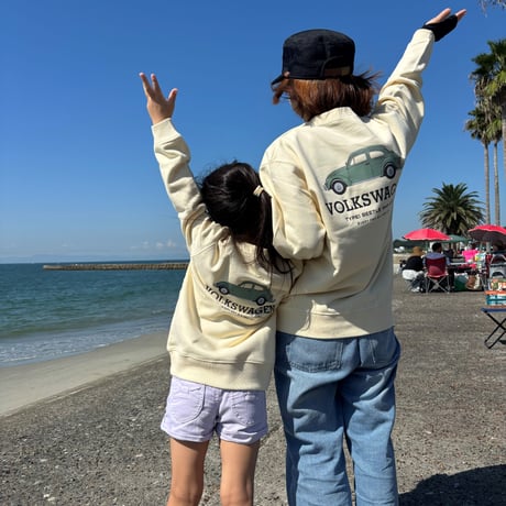VW　TYPE 1　BEETLE　裏毛トレーナー　KIDSサイズ DVW6303C
