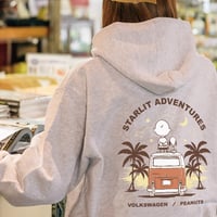 VW×PEANUTSコラボ　裏毛プルパーカー　スターライトアドベンチャー SVW-003