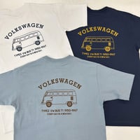 VW BUS フロッキープリントTシャツ EVW7303M