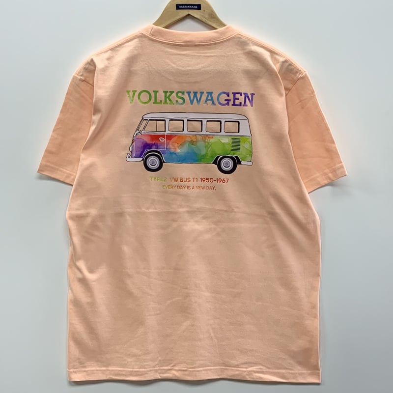 KIDS VWレインボーTシャツ TYPE2 T1 BUS BVW8357C | SUN &