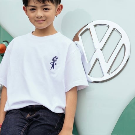 VOLKS WAGEN BUBBLE HEAD ワンポイント刺繡　TシャツBVW8351M