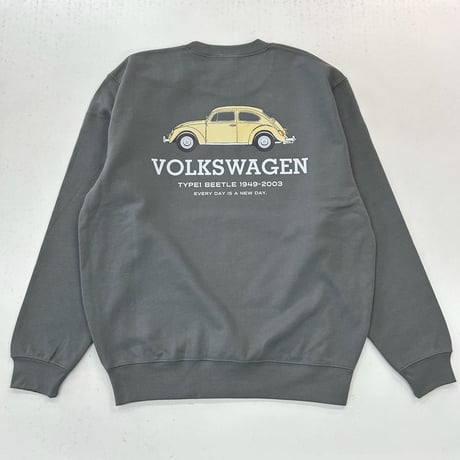 VW TYPE1 BEETLE 裏毛トレーナー DVW6303M