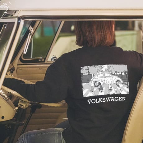 VW ×PEANUTS　コラボ　裏毛トレーナー　アビーロード SVW-002