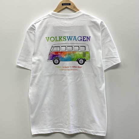VW　レインボーTシャツ　TYPE2　T1BUS  BVW8357M