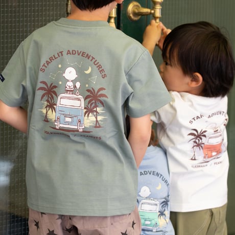 VW/PEANUTSコラボＴシャツ  sterlit adovebttures   KIDS  158