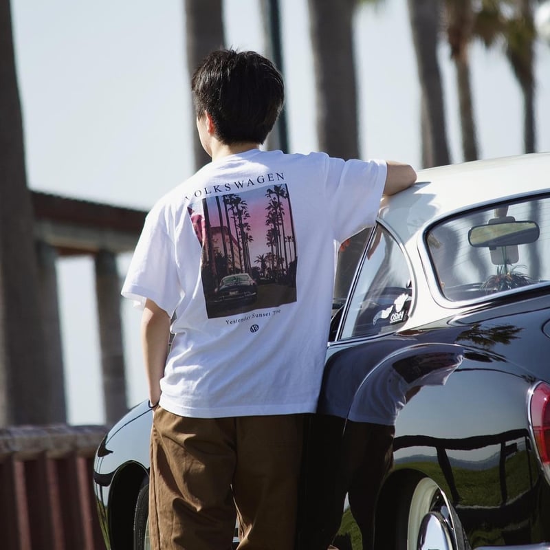 Karmann Ghia Tシャツ Yesterday Sunset Time CVW230
