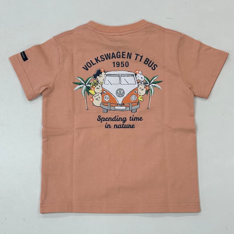 PEANUTS×VW PALM TREE BUS T-SHIRTS SVW1142-267