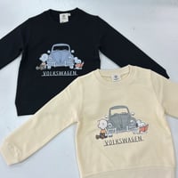 VW&PEANUTSコラボ　BEETLEプリント KIDSトレーナー SVW6343-111