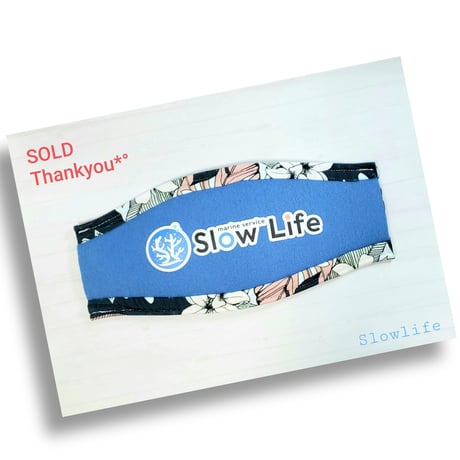 🐠デコマスクストラップカバー🤿　お好きな柄でふちどりデコします♪ ｜ Slowlifeオリジナル商品・