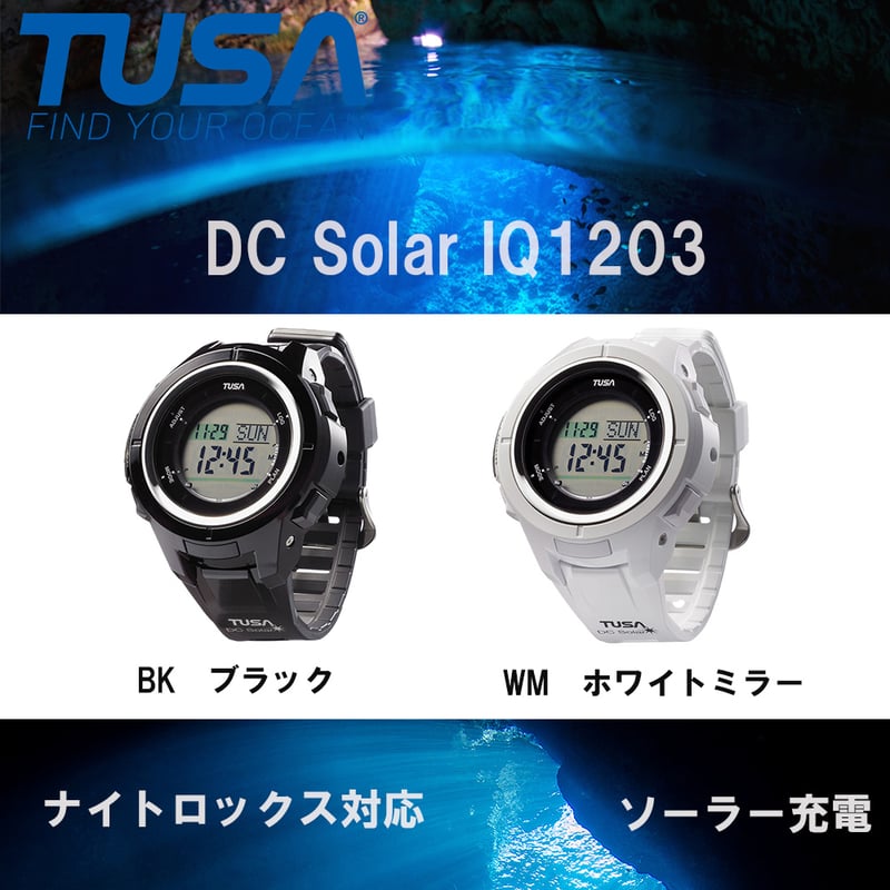 TUSA ツサ DC SOLAR ダイブコンピューター ソーラー充電式 おし TUSA ツサ DC SOLAR ダイブコンピューター ソーラー充電式 おし