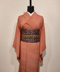 着物】袷 鮫小紋 朱赤 | 仕立直や