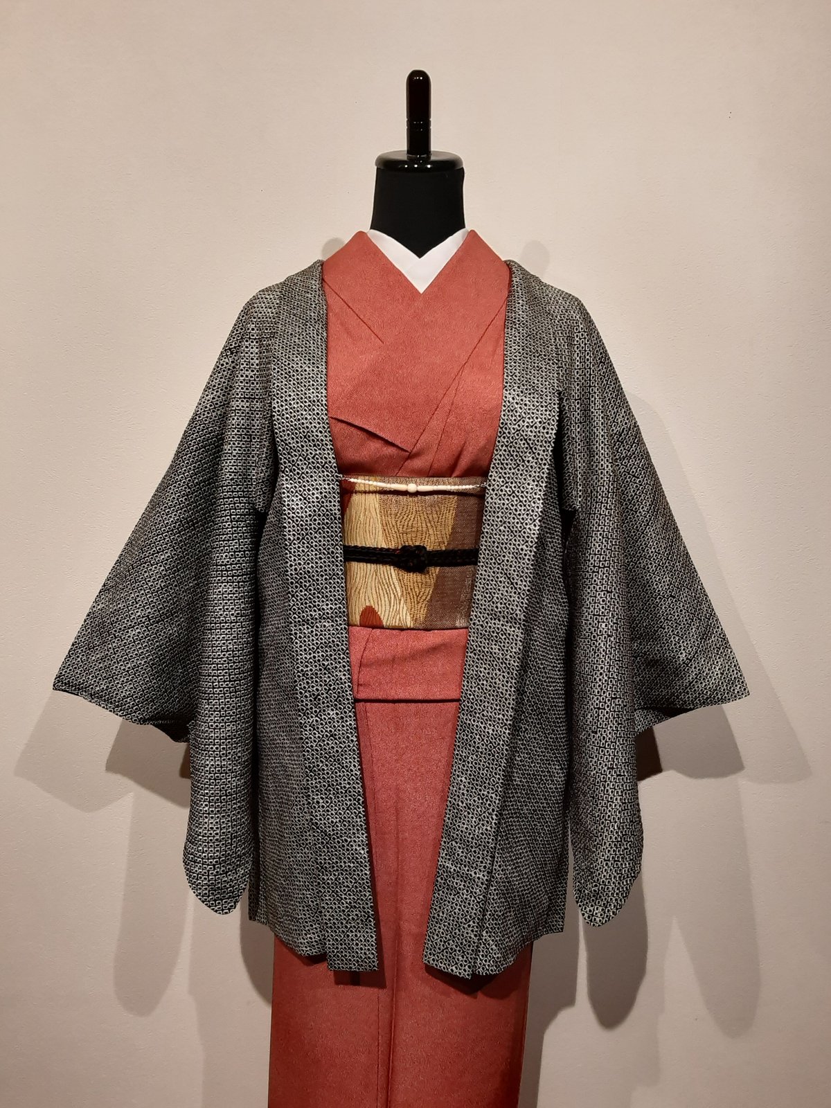 48646　羽織　黒 48646羽織黒