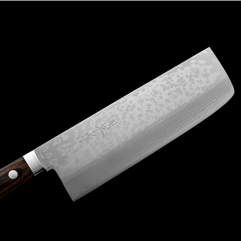 関の刃物 菜切り 薄刃包丁 165mm 鍛錬 VG10 ダマスカス鋼 17層 楽天市場】関の刃物 菜切り包丁 16.5cm (165mm) 富士觀 鍛錬 17
