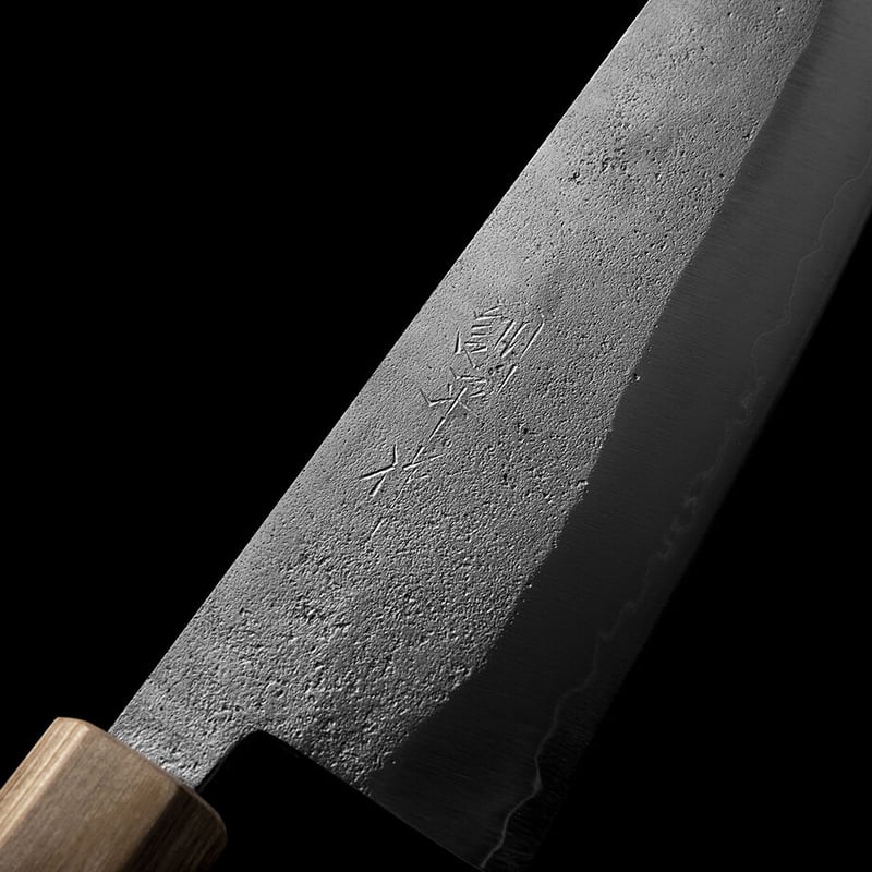 三徳和包丁｜No.17｜VG1ステンレス 鍛造梨地 エンジュ | 越前打