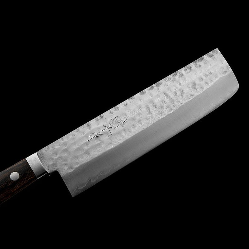 薄刃｜No.23｜VG1ステンレス 槌目 口金有 スコッチ | 越前打刃物 増谷