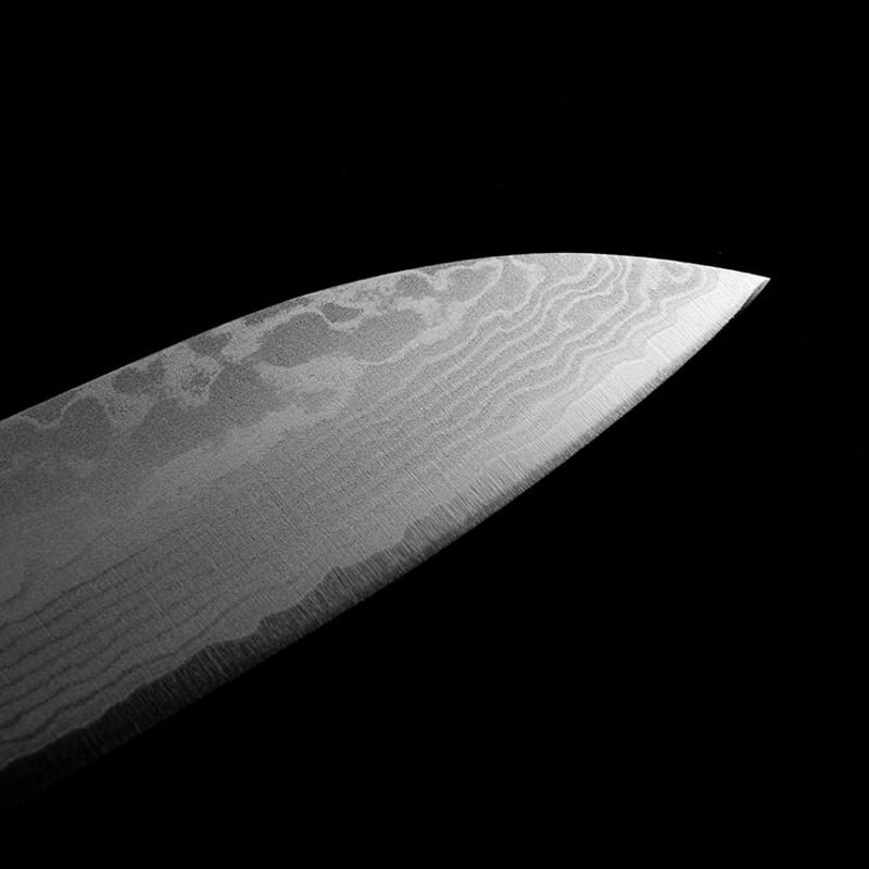 小三徳包丁｜No.8｜VG10ステンレス 積層 口金有 レッド | 越前打刃物