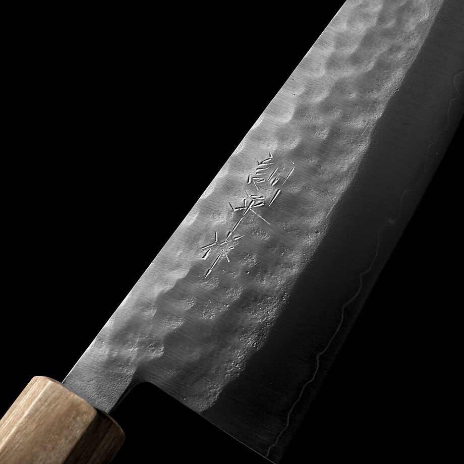 No.01331 包丁和包丁重啓作牛刀錬鉄＋スウェーデン鋼火造り