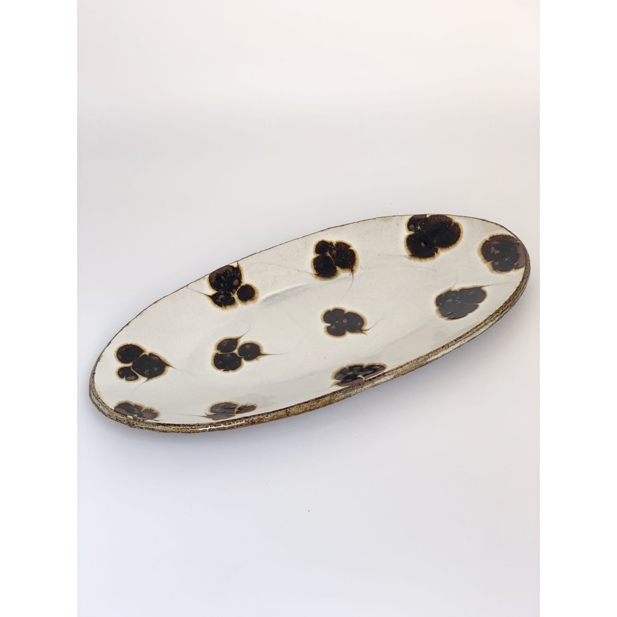 沙器窯 柳瀬俊一郎】楕円長皿 | amaoto