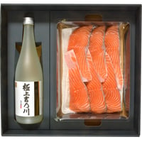 吉乃川銀鮭ギフトセット　【2306】（銀鮭味噌漬6切　吟醸 極上吉乃川720㎖）