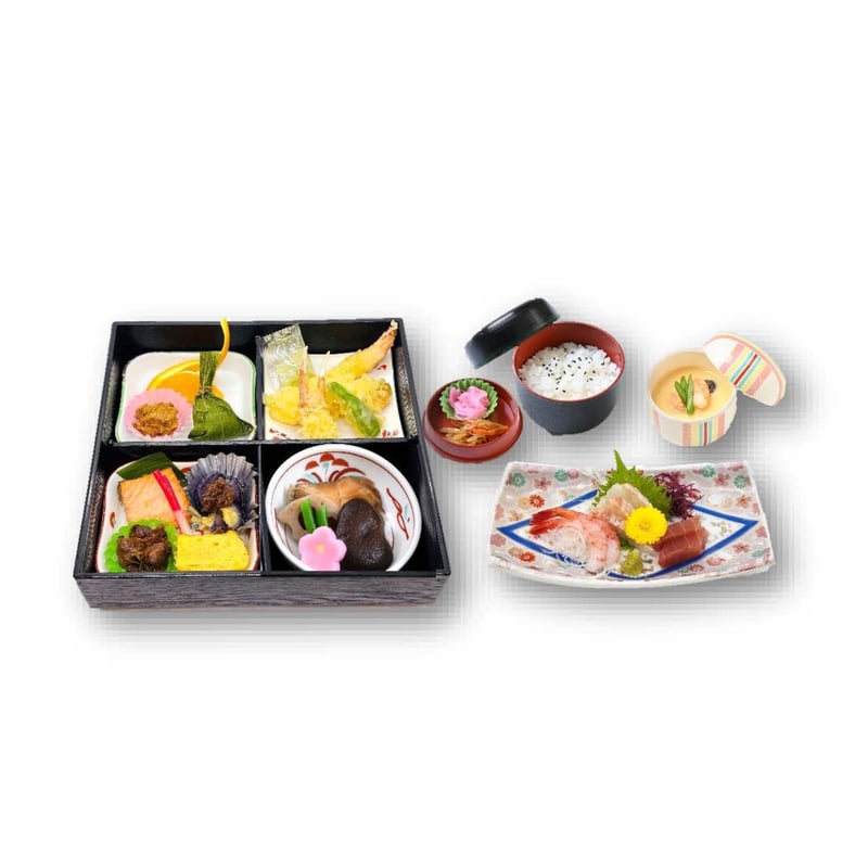 松花堂弁当(お刺身、茶わん蒸し付・回収容器) 4,320円 ※3日前までに 松花堂弁当(お刺身、茶わん蒸し付・回収容器) 4,320円 ※3日前までに