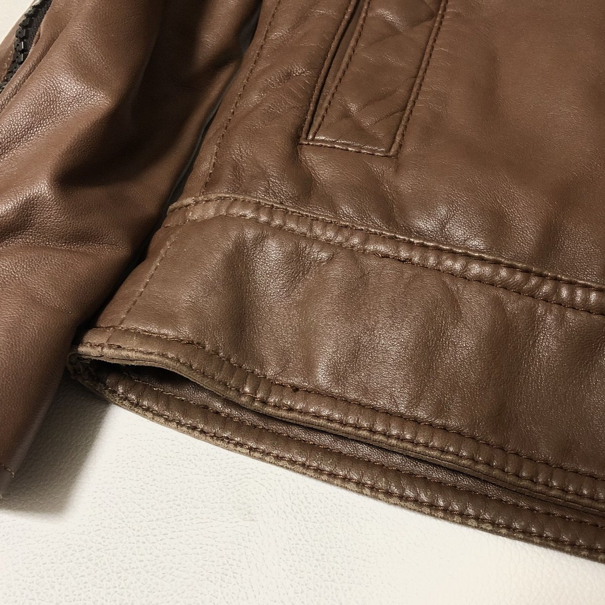 DIOR HOMME ディオールオム 2005aw Tポケット レザージャケット ディオールオム】名作Tポケットレザーブルゾン 2005AWグラム期