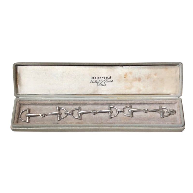 vintage HERMÈS silver bracelet vintage HERMÈS silver bracelet