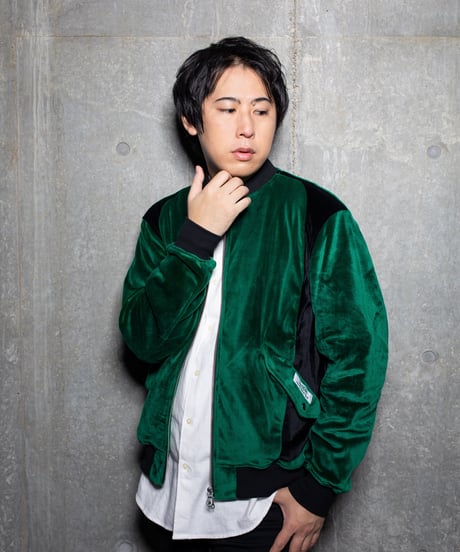 Bi-color Velours blouson