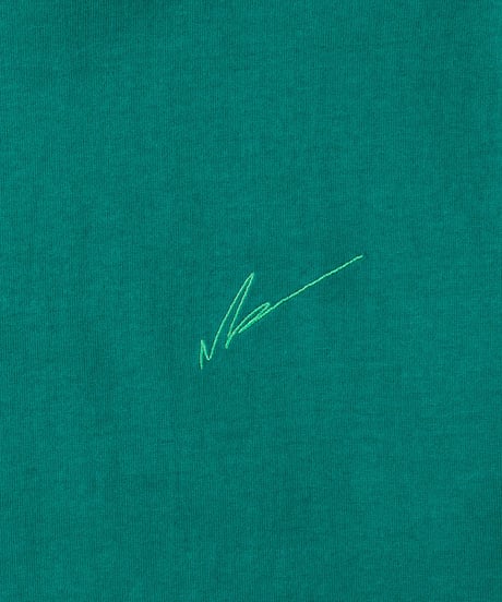 LOGO mock-neck  GRN