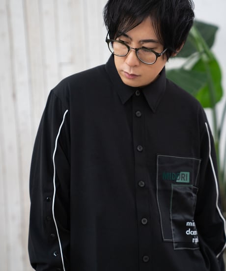 Overlapping shirt BLK