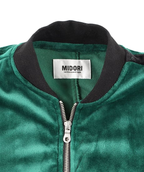 Bi-color Velours blouson