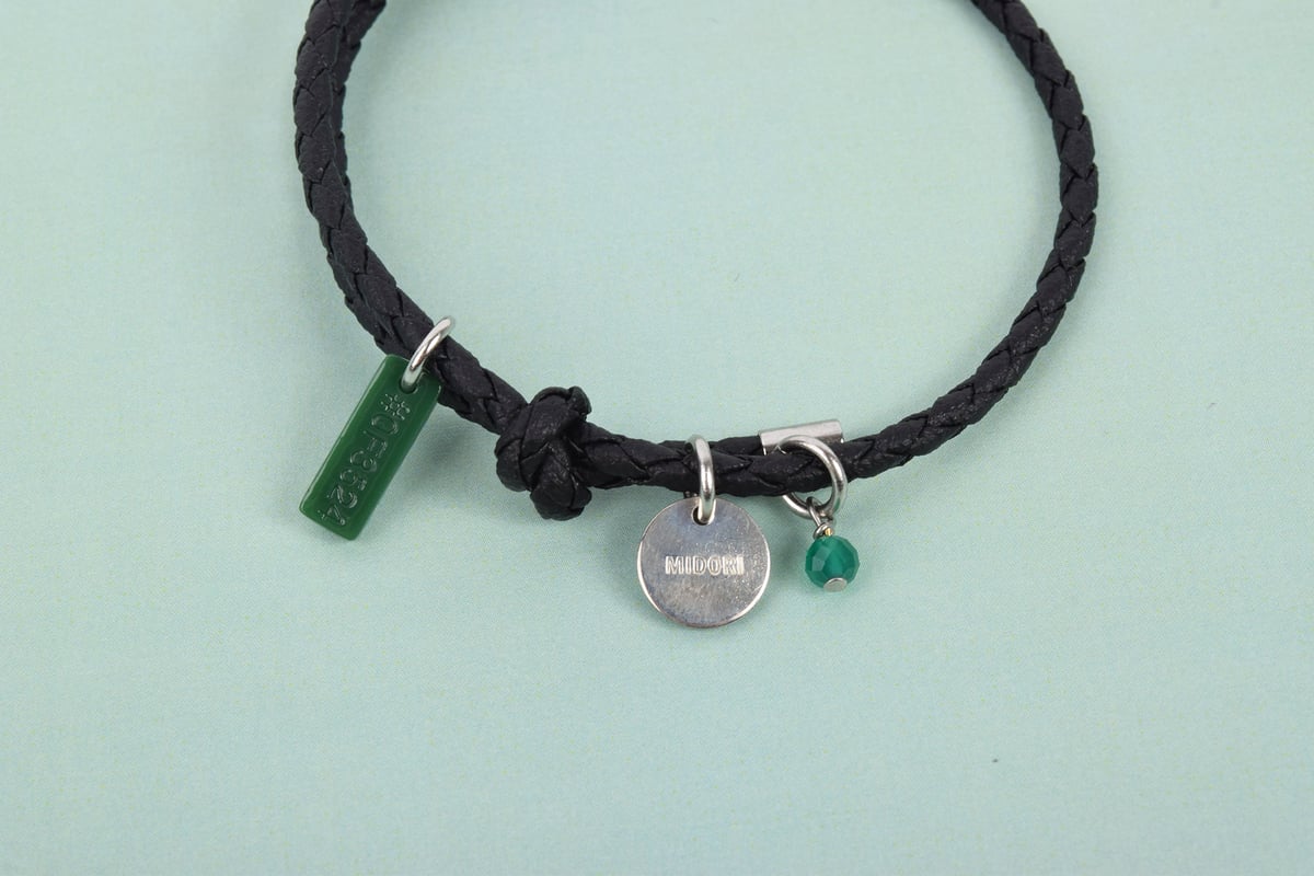 限定900個】#0F3524 Bracelet (BLK) | MIDORI mirthfu