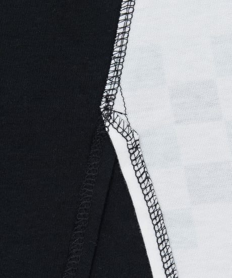 Switching Tee shirt BLK