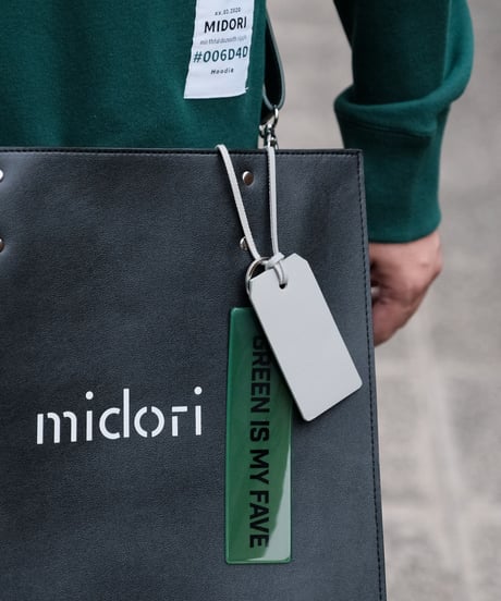 Inmost green tote bag BLK