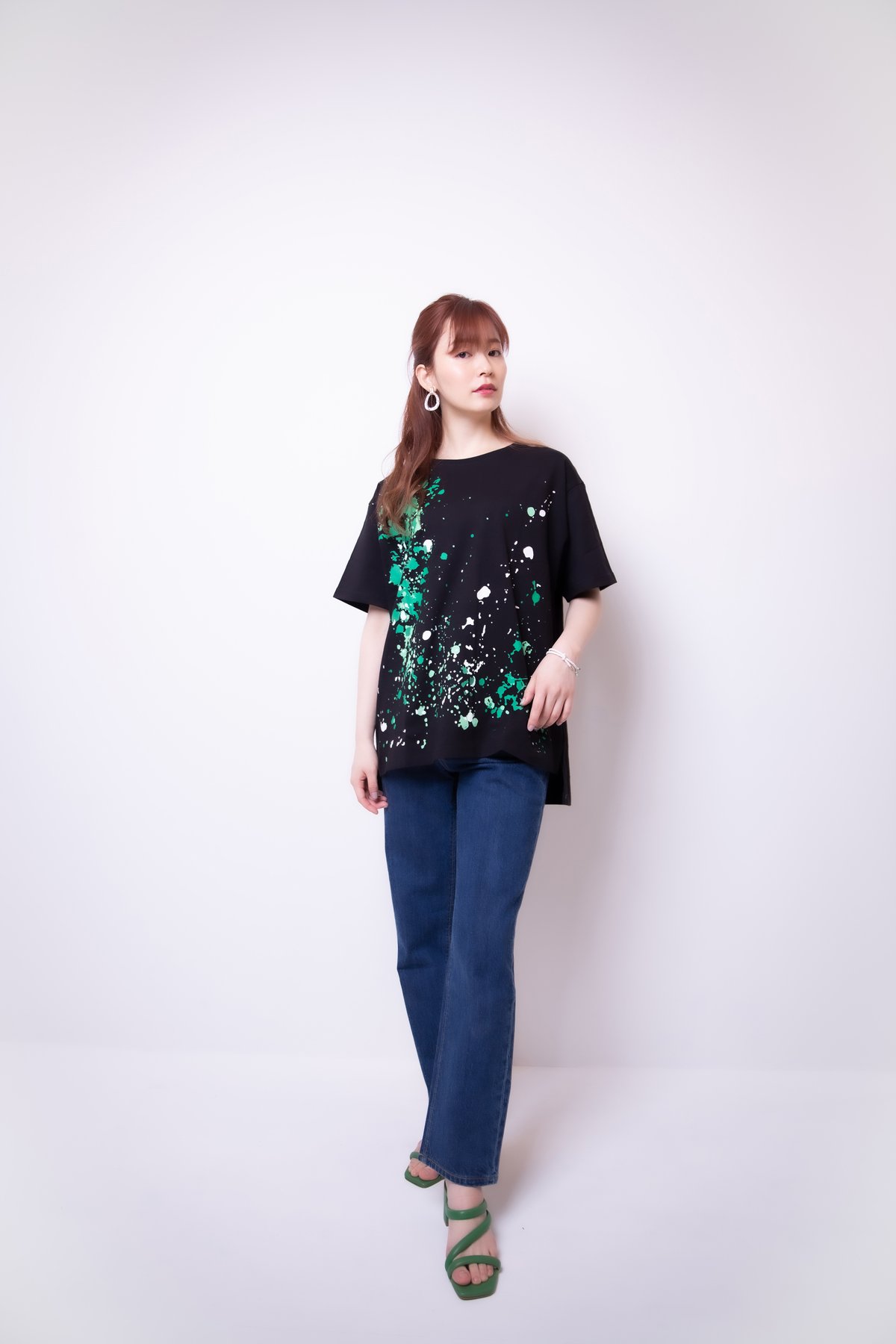 MIDORI Overlapping shirt BLK 白井悠介 Overlapping shirt BLK | MIDORI mirthful dozenth