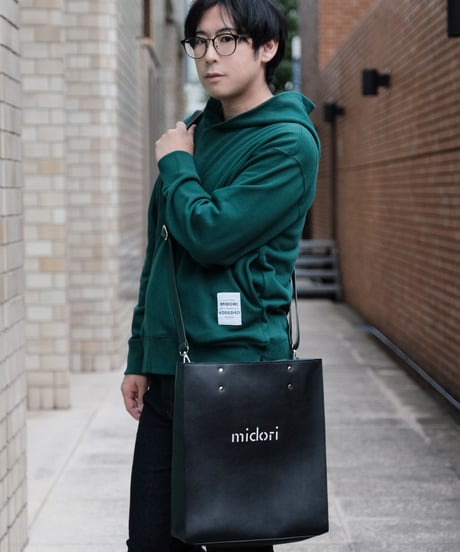Inmost green tote bag BLK
