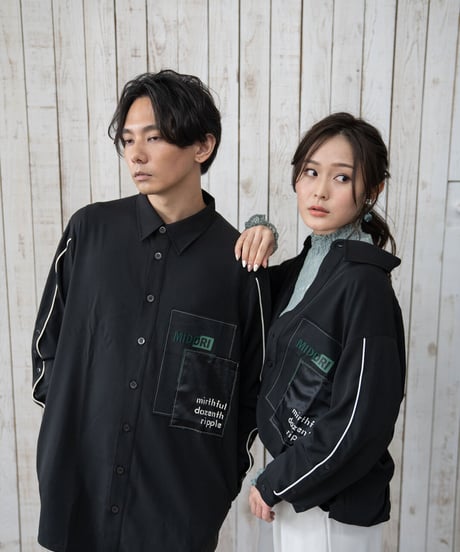 Overlapping shirt BLK