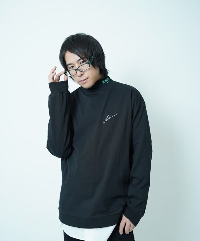 LOGO mock-neck BLK | MIDORI mirthful dozenth ri