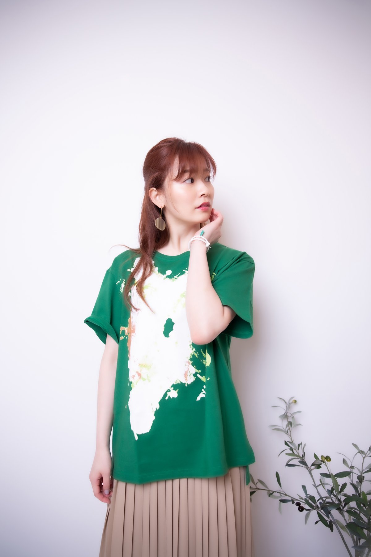 d*4様 Shin Sekai アートプリント TシャツLサイズ ミドリ　バンド d*4様 Shin Sekai アートプリント TシャツLサイズ ミドリ バンド d*4様